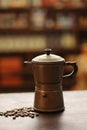 Old coffee maker Royalty Free Stock Photo