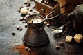 Old coffee pot Royalty Free Stock Photo