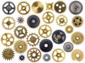 Old Cogs Isolated Royalty Free Stock Photo