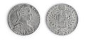 Old coins The Maria Theresa thaler Royalty Free Stock Photo