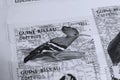 Postage stamps, Guine-Bissau wild animals, Bird