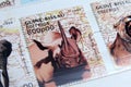 Postage stamps, Guine-Bissau wild animals