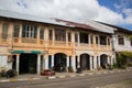 Old Colonel French style roll houses in Laos