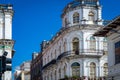 Old colonial house in Cuenca, Ecuador. Royalty Free Stock Photo