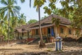Old colonial houses in goa india Royalty Free Stock Photo