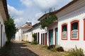 Old colonial houses in Paraty, Brazil Royalty Free Stock Photo