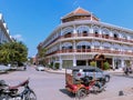 Old colonial style hotel in Cambodia