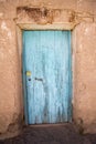 Old colonial wooden door in Potosi State, Bolivia. Royalty Free Stock Photo