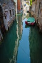 Apartments on a canal, Venice, Italy Royalty Free Stock Photo