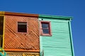 Old colorful buildings of wood of La Boca, Buenos Aires, Argentina Royalty Free Stock Photo