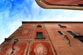 Old colorful Episcopal Palace facade in Murcia Royalty Free Stock Photo