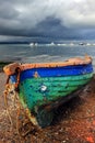 Old colorful fishing boat Royalty Free Stock Photo