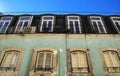 Old colorful houses and streets of Lisbon Royalty Free Stock Photo