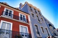 Old colorful houses and streets of Lisbon Royalty Free Stock Photo