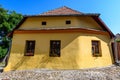 Old colorful painted house in the historical center of the Sighisoara citadel, in Transylvania Transilvania region of Romania, Royalty Free Stock Photo