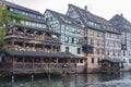 Old colorful timbered houses in Strasbourg.