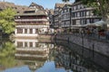 Old colorful timbered houses in Strasbourg.