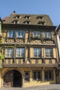 Old colorful timbered houses in Strasbourg.