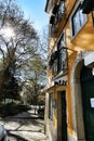 Old colorful and vintage facades in Lisbon