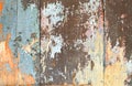 Old colorful wood texture