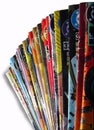 Old Coloured Comics Royalty Free Stock Photo