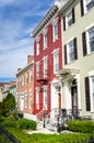 Old Colourful Brick Houses Royalty Free Stock Photo