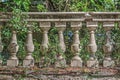 Old columns in a row Royalty Free Stock Photo
