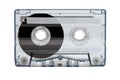 Old compact audio cassette (tape) Royalty Free Stock Photo