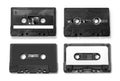 Old compact audio cassette Royalty Free Stock Photo