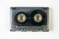 Old compact audio cassette Royalty Free Stock Photo