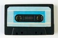 Old compact audio cassette Royalty Free Stock Photo