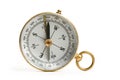 Golden Old Compass Royalty Free Stock Photo