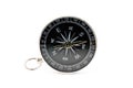Old compass isolated on the white Royalty Free Stock Photo