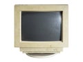 Old computer monitor Royalty Free Stock Photo