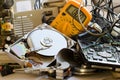 Old computer parts Royalty Free Stock Photo