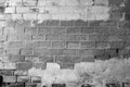 Old concrete block wall background Royalty Free Stock Photo