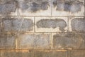 Old concrete block wall Royalty Free Stock Photo