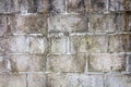 Old concrete block wall Royalty Free Stock Photo
