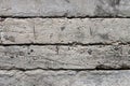 Old concrete blocks wall background closeup Royalty Free Stock Photo