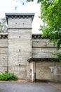 old concrete building at Siegen Germany