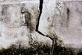 Old concrete crack Royalty Free Stock Photo