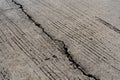 Old concrete crack Royalty Free Stock Photo