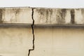 Old concrete crack Royalty Free Stock Photo