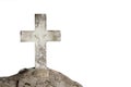 Old concrete cross