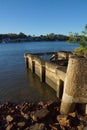 Old concrete foundation Royalty Free Stock Photo