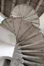 Old concrete stairway