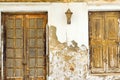 Old concrete wall. Rethymno, Crete, Greece Royalty Free Stock Photo