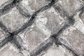 Old concrete wall with rhombic pattern to background.This makes a great grungy background texture. Royalty Free Stock Photo