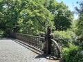 Old connecting bridge in Central Park