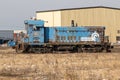 An old Conrail diesel locomotive switcher Royalty Free Stock Photo